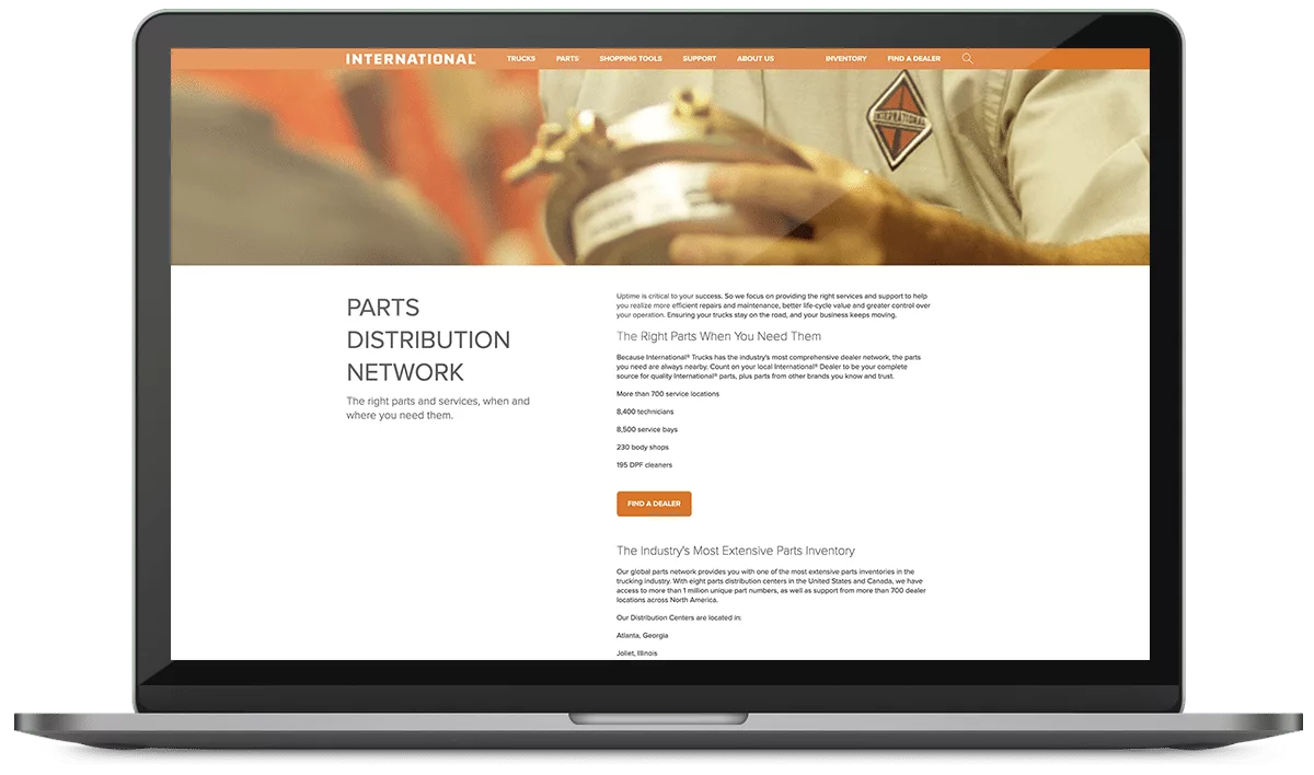 Parts Distribution Network